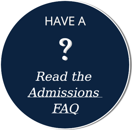 Have a question? Read the Admissions FAQ